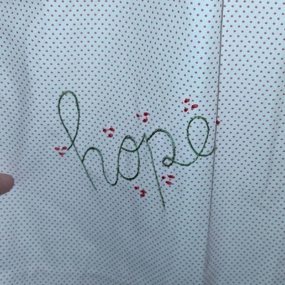 Luliaby Set Pink Polka Dot Dress with Embroidered Collar 4T - Picture 4 of 7